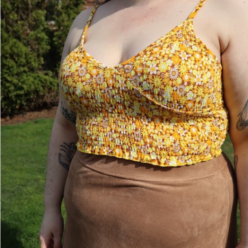 Sunshine Floral Smocked Camisole